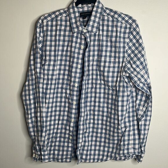 Men’s large Banana Republic Blue Button Up - Picture 1 of 3